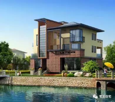 9款很美的別墅外觀圖片，第8款實(shí)景圖更好看