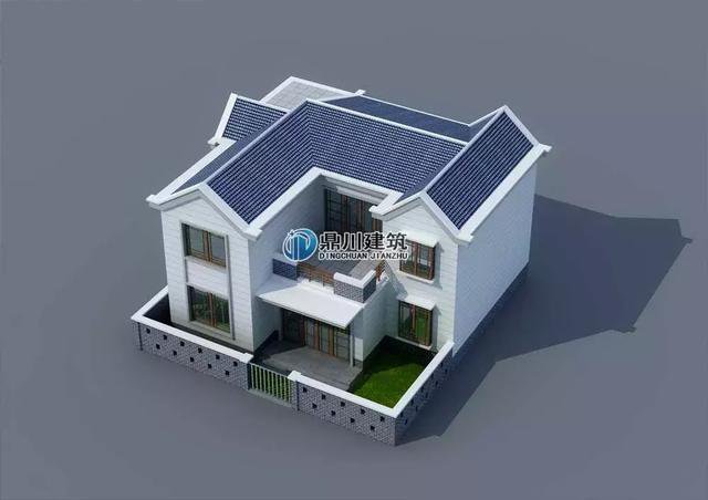 24萬建二層帶小院新民居，附完工和室內(nèi)裝飾圖