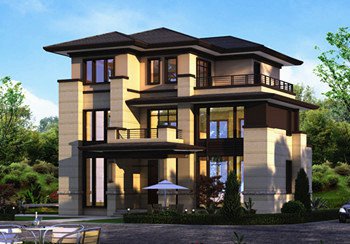 新中式復(fù)式三層別墅設(shè)計(jì)圖紙，最美的新中式別墅