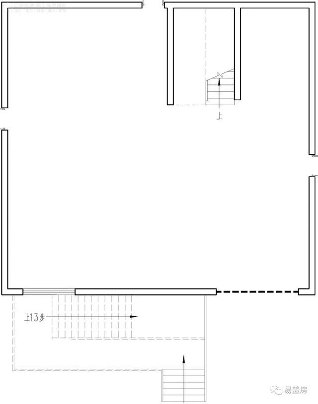 帶架空層的三層歐式自建鄉(xiāng)村房子戶型圖，造價(jià)100萬(wàn)左右