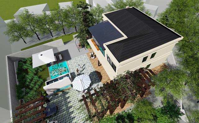 安徽老家自建農(nóng)村二層住宅戶型圖，帶小院，享受愜意生活