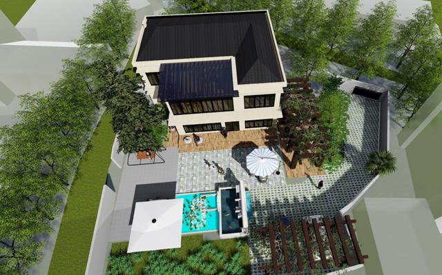 安徽老家自建農(nóng)村二層住宅戶型圖，帶小院，享受愜意生活