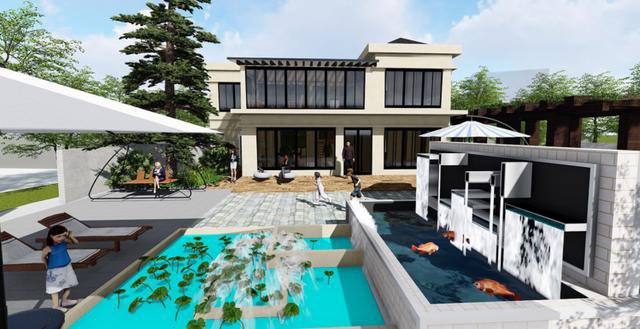 安徽老家自建農(nóng)村二層住宅戶型圖，帶小院，享受愜意生活