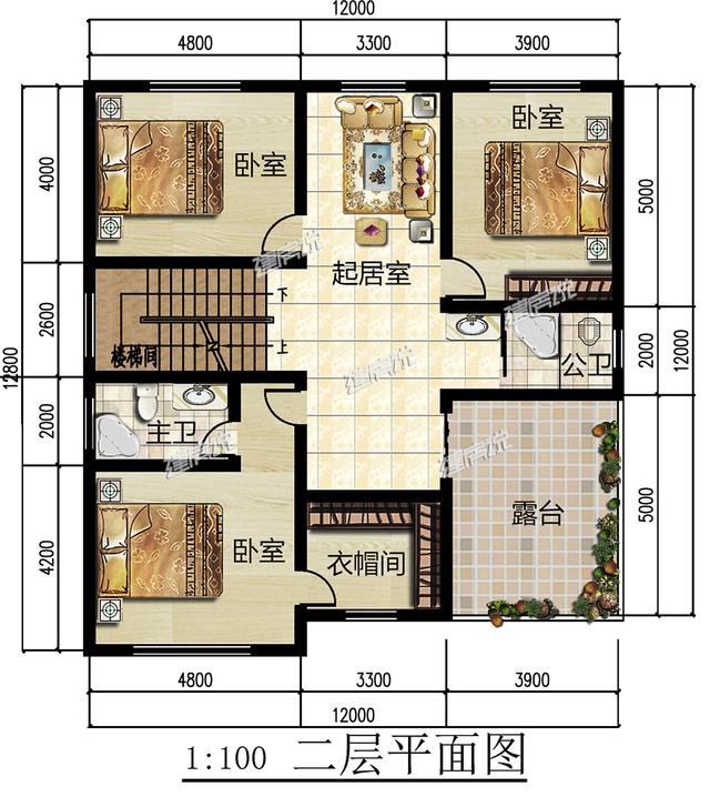 最適合農(nóng)村自建的歐式別墅戶型方案圖，造價(jià)40-49萬