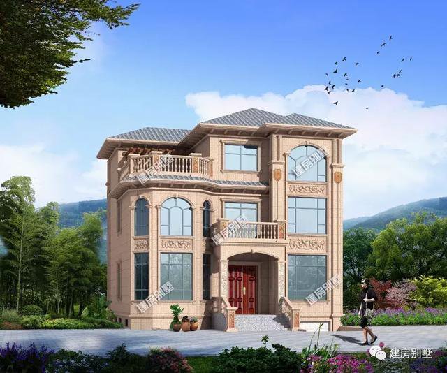 帶地下室設(shè)計(jì)的兩棟自建房，第一棟建造浙江農(nóng)村