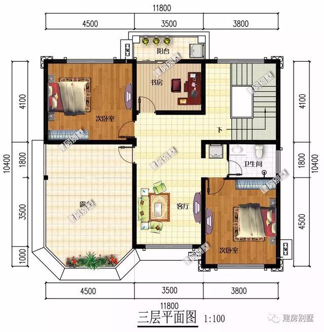 帶地下室設(shè)計(jì)的兩棟自建房，第一棟建造浙江農(nóng)村