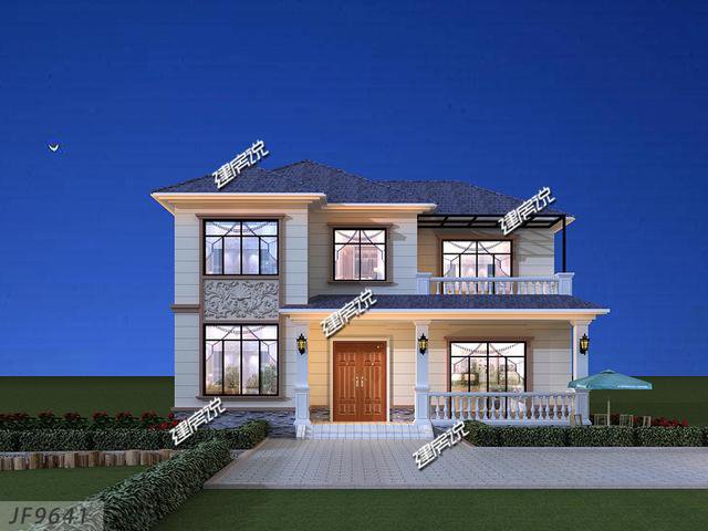 3款占地100平方左右的別墅，20幾萬(wàn)，2款平屋頂戶型