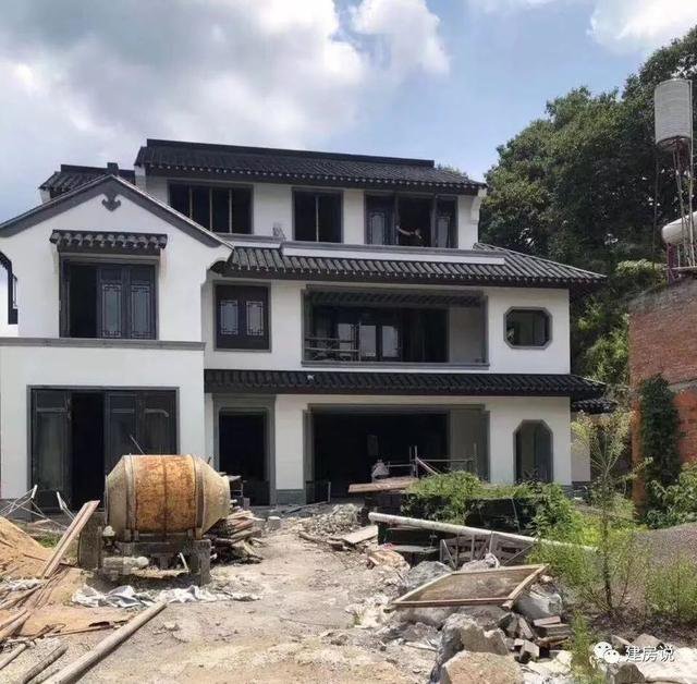 幾十棟漂亮鄉(xiāng)村別墅實景照片圖，一棟比一棟漂亮