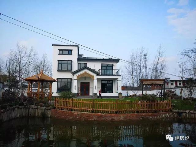 幾十棟漂亮鄉(xiāng)村別墅實景照片圖，一棟比一棟漂亮