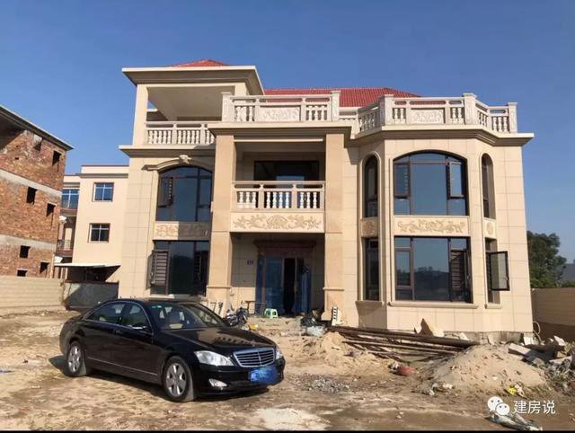 幾十棟漂亮鄉(xiāng)村別墅實景照片圖，一棟比一棟漂亮