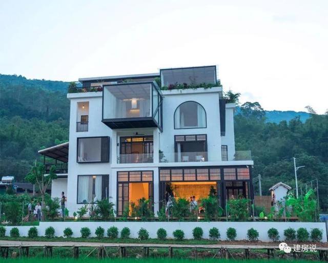 幾十棟漂亮鄉(xiāng)村別墅實景照片圖，一棟比一棟漂亮