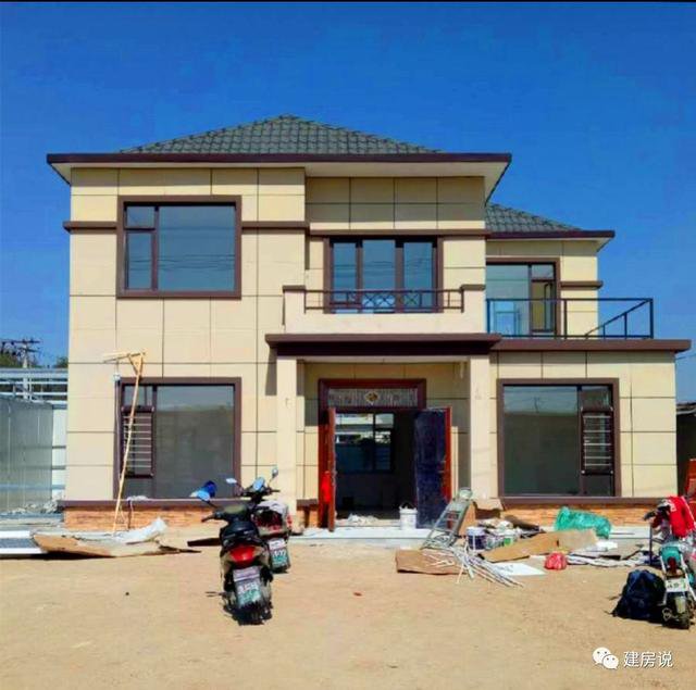 幾十棟漂亮鄉(xiāng)村別墅實景照片圖，一棟比一棟漂亮