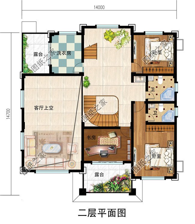 鄉(xiāng)村三層別墅施工圖紙帶效果圖，田園別墅設計圖紙推薦