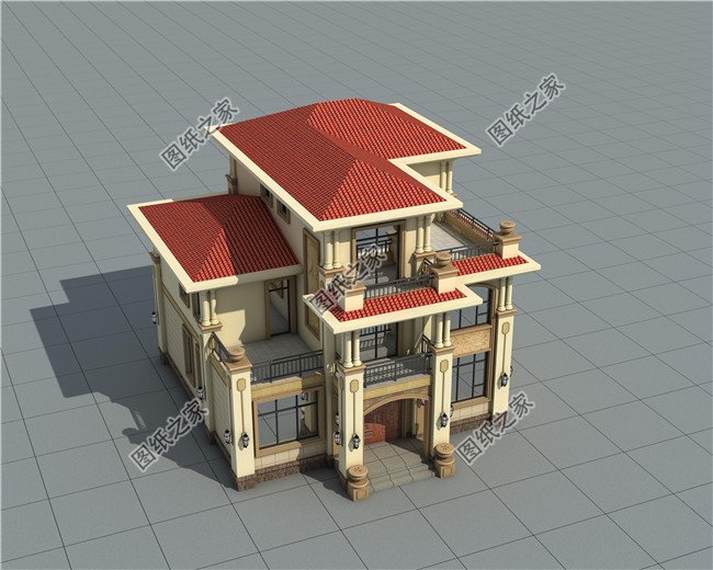 115平方米新農(nóng)村三層房屋設(shè)計圖，預(yù)算25萬左右