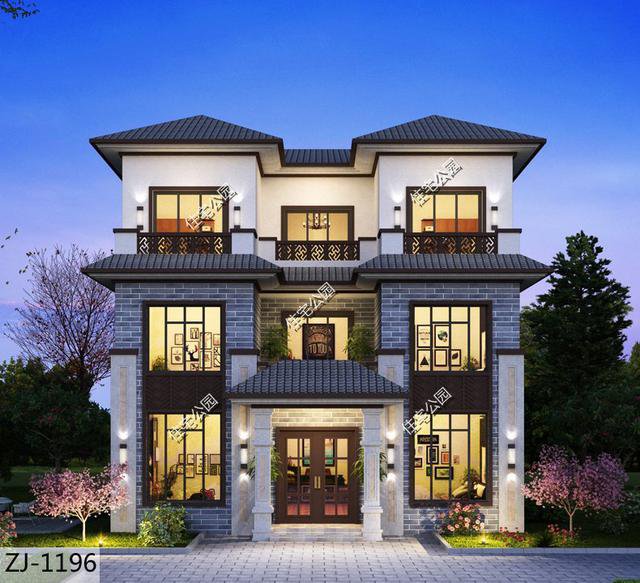 中式帶小院民宿平面戶型圖，這種設計誰不喜歡？