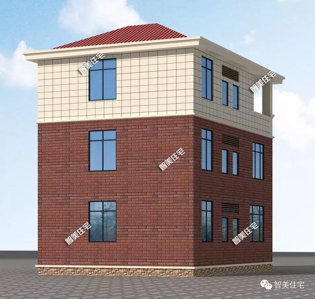 5棟寬8-9米的別墅設(shè)計方案戶型，宅基地小不用愁