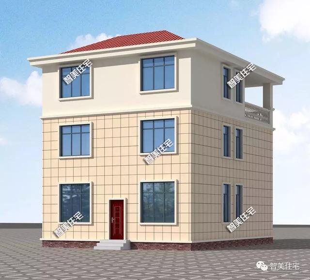 5棟寬8-9米的別墅設(shè)計方案戶型，宅基地小不用愁