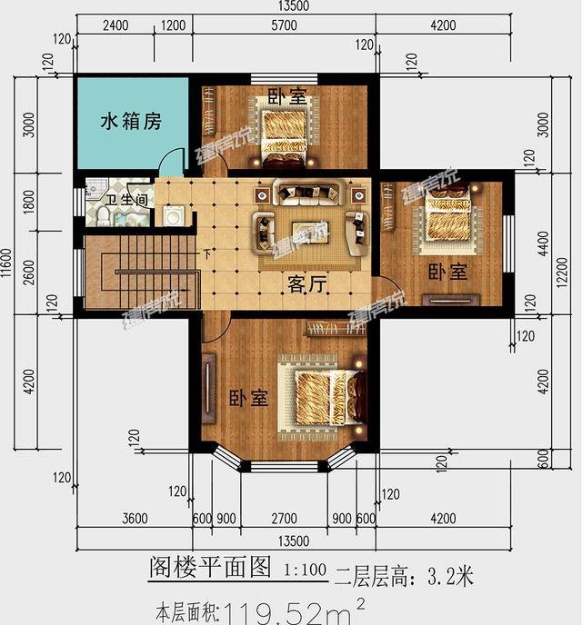 10款一層平房別墅民宿戶型方案圖，各種風(fēng)格都有