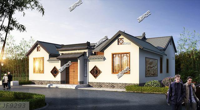 10款一層平房別墅民宿戶型方案圖，各種風(fēng)格都有