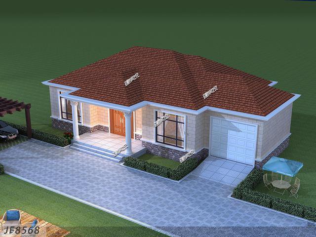 10款一層平房別墅民宿戶型方案圖，各種風(fēng)格都有