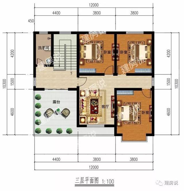 不帶廚房的自建房別墅戶型方案圖，不帶廚房設(shè)計(jì)圖