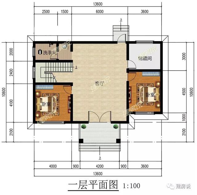 不帶廚房的自建房別墅戶型方案圖，不帶廚房設(shè)計(jì)圖