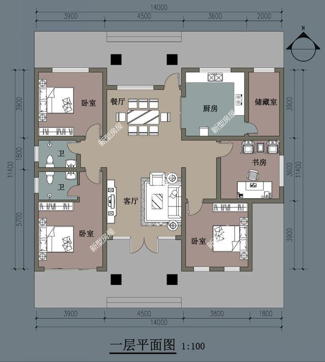 造價20萬起5套自建房戶型圖，這才是農(nóng)村住宅應(yīng)該的樣子