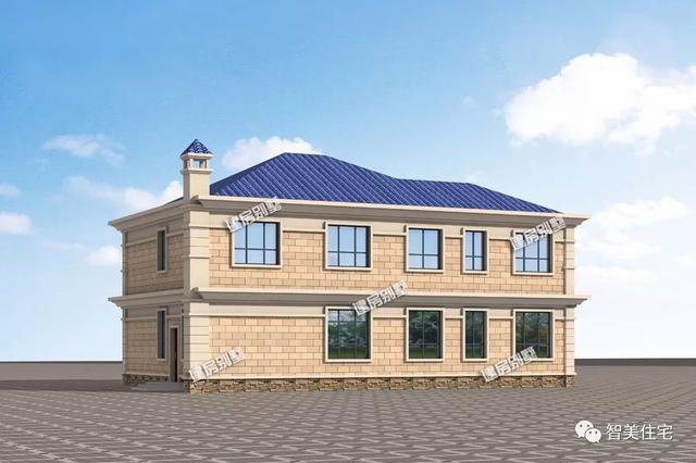 農(nóng)村別墅二層帶車庫(kù)戶型圖，這款方案很實(shí)用哦