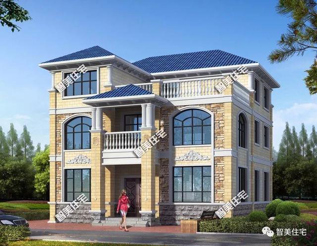 主體造價35萬戶型非常實用的三層樓房方案圖，可以私人定制