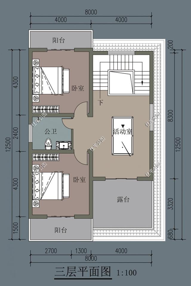 10套小戶型精致簡約的農村自建房方案戶型圖，適合小宅基地