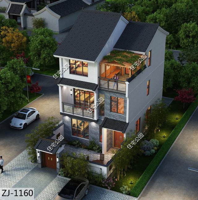 10套小戶型精致簡約的農村自建房方案戶型圖，適合小宅基地