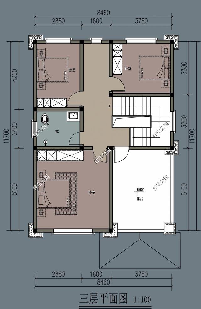 10套小戶型精致簡約的農村自建房方案戶型圖，適合小宅基地
