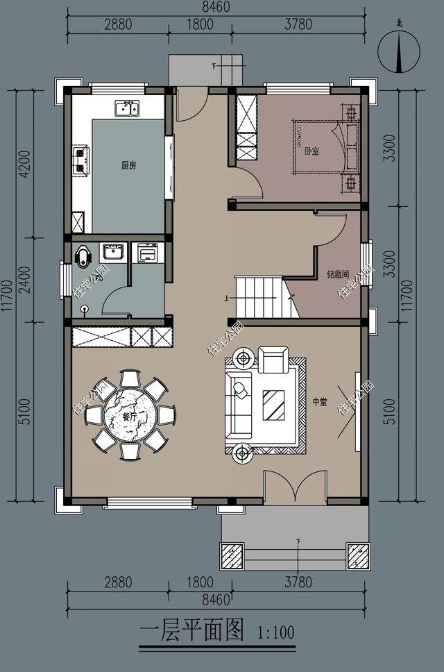 10套小戶型精致簡約的農村自建房方案戶型圖，適合小宅基地