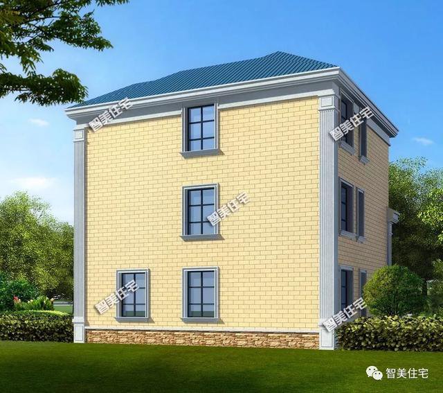 2棟城堡式豪宅別墅設(shè)計(jì)圖，客廳挑空復(fù)式設(shè)計(jì)