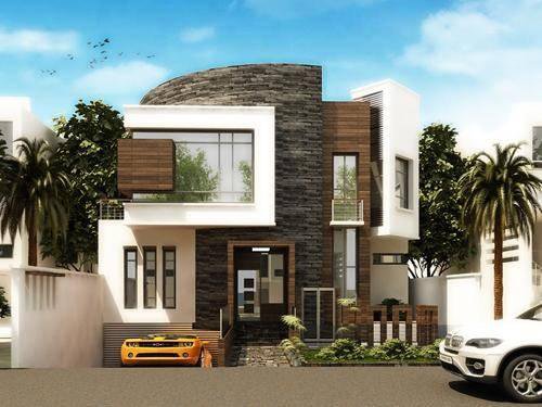 6棟超現(xiàn)代別墅自建房外觀圖片，2030年的超前設(shè)計(jì)感