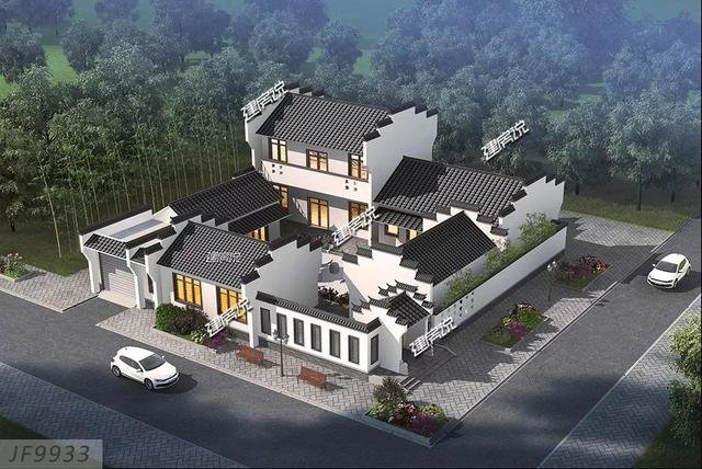 幾棟徽派的農村中式住宅外觀圖片及戶型設計圖，喜歡徽派的收藏了