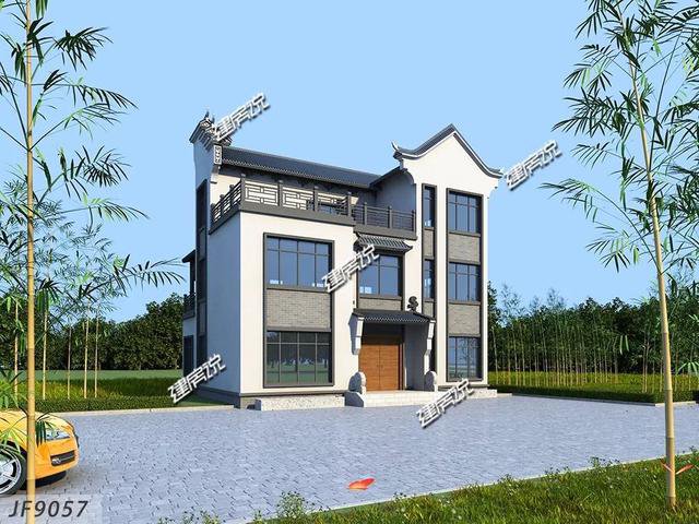 幾棟徽派的農村中式住宅外觀圖片及戶型設計圖，喜歡徽派的收藏了