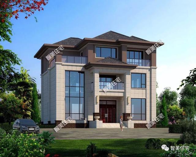 2棟新中式三層住宅戶型設(shè)計(jì)圖，pk下你更喜歡哪個(gè)？