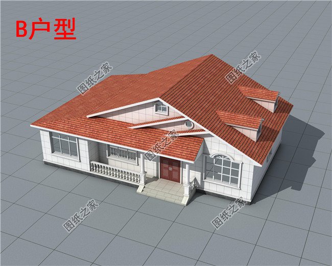 實用農(nóng)村10萬一層小別墅戶型圖及圖紙