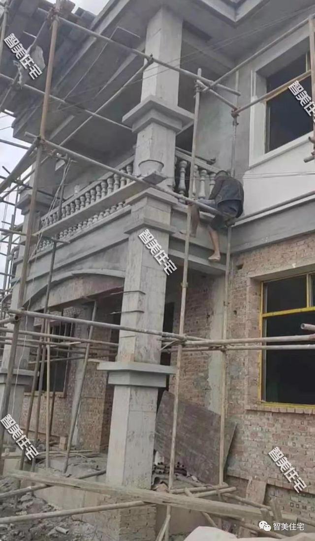 占地120平簡約普通二層自建房子設計圖，30萬內(nèi)，完工圖更漂亮