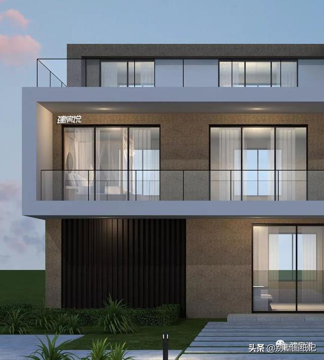 占地100平的超現(xiàn)代風(fēng)平頂別墅戶型方案圖，時(shí)尚不過時(shí)