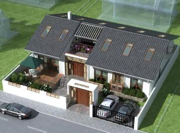 中式庭院別墅外觀效果圖大全，建一棟這樣的房子才叫有品位