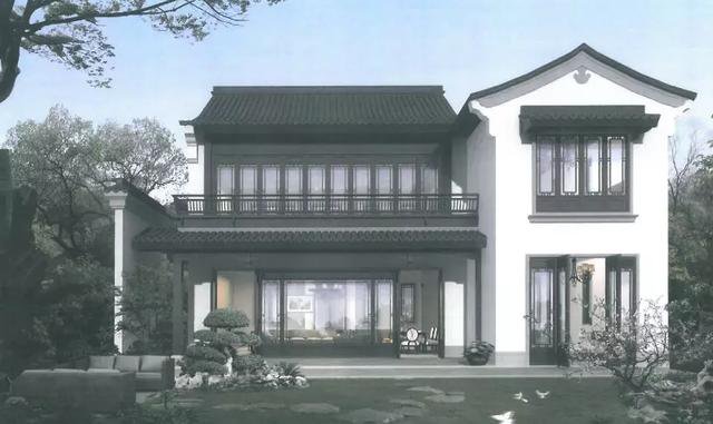 中式庭院別墅外觀效果圖大全，建一棟這樣的房子才叫有品位