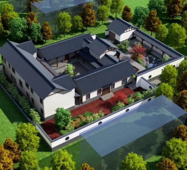 中式庭院別墅外觀效果圖大全，建一棟這樣的房子才叫有品位