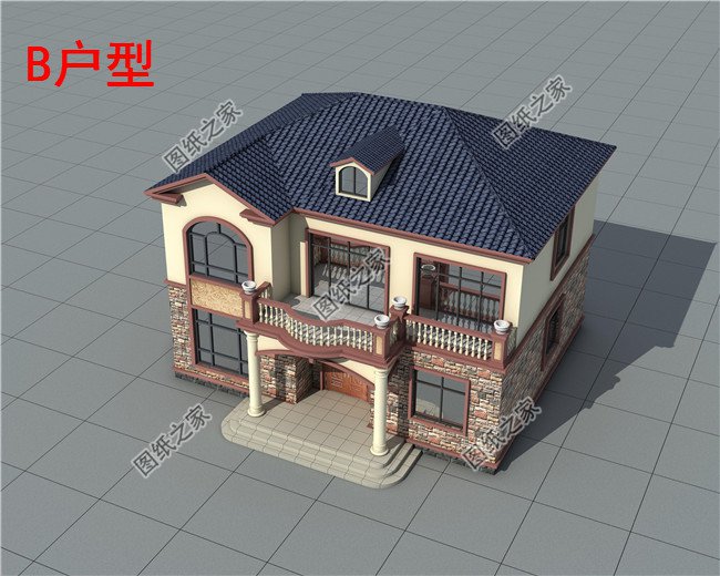 2019二層農(nóng)村新款別墅新式二層樓房設(shè)計(jì)圖