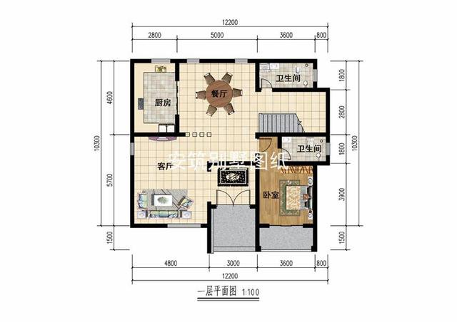 一套實(shí)用顏值又高的平屋頂三層現(xiàn)代風(fēng)別墅戶型圖，喜歡這種風(fēng)格