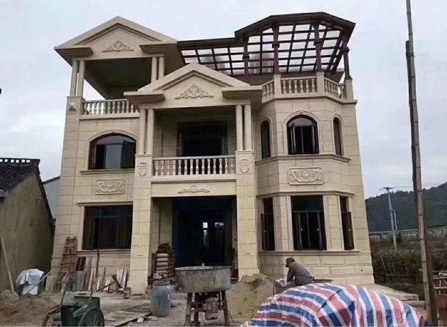 13套湖南豪華歐式農(nóng)村別墅完工圖，PK下哪套更好看