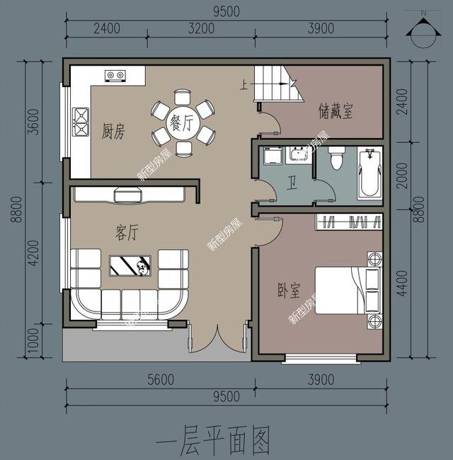 6套二層小洋樓設(shè)計(jì)戶型圖及外觀效果圖，都是新款設(shè)計(jì)出圖