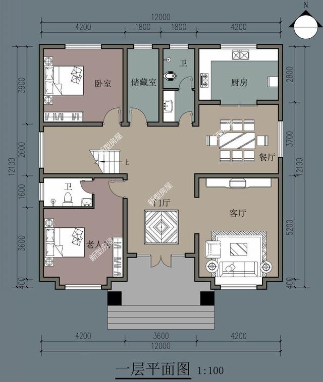 6套二層小洋樓設(shè)計(jì)戶型圖及外觀效果圖，都是新款設(shè)計(jì)出圖