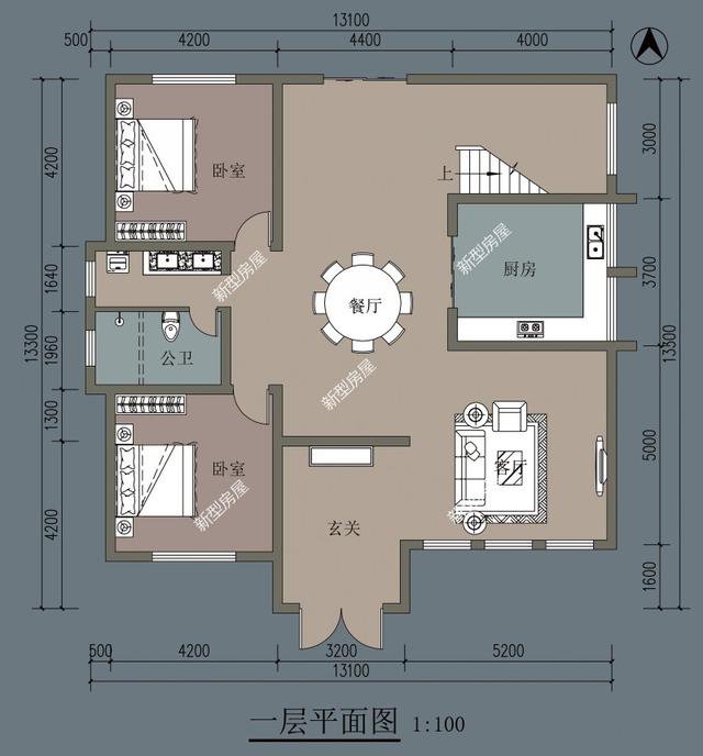 6套二層小洋樓設(shè)計(jì)戶型圖及外觀效果圖，都是新款設(shè)計(jì)出圖